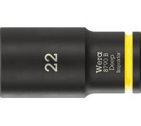 Wera 8790 B Impaktor Deep Llave de vaso con arrastre de 3/8", 22 x 63 mm