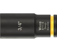 Wera 8790 B Impaktor Deep Llave de vaso con arrastre de 3/8", 3/4" x 63 mm