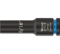 Wera 8790 B Impaktor Deep Llave de vaso con arrastre de 3/8", 5/16" x 63 mm