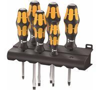 Wera 932/6 Kraftform Chiseldriver Screwdriver Set Con Estante 05018282001