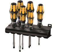 Wera 932/S/6 Kraftform Chiseldriver Screwdriver Set Con Estante 05018283001