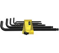 Wera 950/13 Hex-Plus Imperial 1 Juego de llaves acodadas, tipo imperial, BlackLaser, 13 piezas
