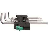 Wera 950/7 Hex-plus 1 L-key Set Chrome Plated Métrico 7 Piezas 05022181001