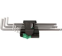 Wera 950/7 Hex-plus Magnet 1 L-key Set Chrome Plated Métrico 7 Piezas