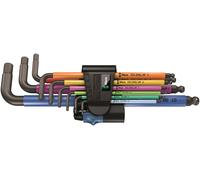 Wera 950/9 HF 1 Hex-plus Multicolor L-key Set Métrico 9 Piezas 05022210001