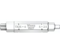 Wera 9507 4 IN 1 Poco 2 Sb Hex Broca Destornillador 2.5 , 5 , 6MM & Tx 25