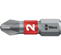 Wera Bit PH Gr,2 L,25mm BiTor 851/1BTZ zähhart WERA Antrieb C6,3 (05056422001) marca WERA