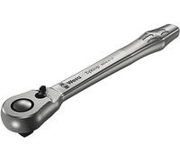 Wera Carraca 8004 A Zyklop Metal, Cuadradillo de 1/4" y con Palanca de Inversión de Giro, 1/4 Pulgada X 141.0 mm