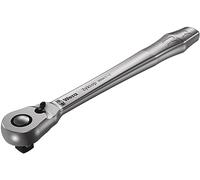 Wera Carraca 8004 C Zyklop Metal, Cuadradillo de 1/2" y con Palanca de Inversión de Giro, 5.1 cm, Cromo