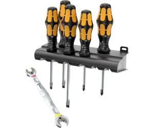 Wera Destorcincel + llave de doble boca Joker. Juego especial limitado 2, 6 piezas