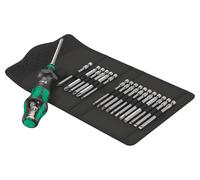 Wera Destornillador Kraftform Kompakt Turbo 1 JUEGO TORNILLOS 19 PCS
