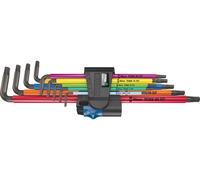 Wera Juego de llaves acodadas Torx XL con función de retención colorido one_size