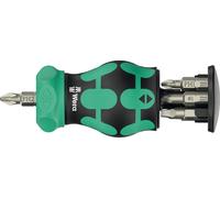 Wera kraftform kompakt stubby magazine ra 4 destornillador múltiple