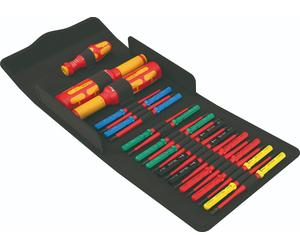 Wera Kraftform Kompakt VDE Seguro Torque Control de Velocidad Armario Juego 1