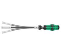Wera Destornillador porta-puntas 393 S 05028161001, extra fino vástago flexible 1/4" x 173.5 mm