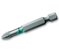 WERA Punta PZ1 x 50mm Pozidriv Bi-Torsion Extra Resistentes para Destornillador