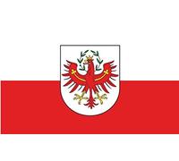 Werbetechnik Sotirios Papoutsis 2 Adhesivos de Vinilo para el Coche o la Moto Tirol - Bandera Sticker Estado de Austria (ca. 8x5 cm)