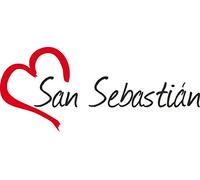 Werbetechnik Sotirios Papoutsis Vinilo Adhesivo para el Coche o la Moto San Sebastian San Sebastián (Ciudad) corazón Sticker ca.6x16cm Pegatina sin Fondo