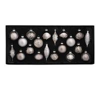 WeRChristmas - Bolas de Cristal, Gris, 20-Piece
