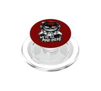 We're All Mad Here Dual Controller Glitch Gamer Smile PopSockets PopGrip para MagSafe