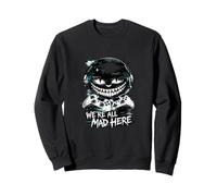 We're All Mad Here Dual Controller Glitch Gamer Smile Sudadera
