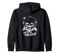 We're All Mad Here Dual Controller Glitch Gamer Smile Sudadera con Capucha
