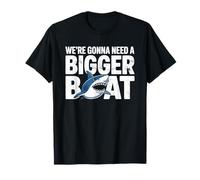 We're Gonna Need A Bigger Boat Funny Shark Meme Fisherman Camiseta