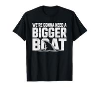 We're Gonna Need A Bigger Boat Funny Shark Meme Fisherman Camiseta