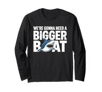 We're Gonna Need A Bigger Boat Funny Shark Meme Fisherman Manga Larga