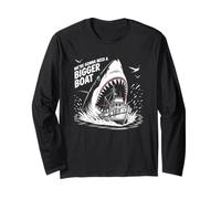 We're Gonna Need A Bigger Boat Funny Shark Meme Fisherman Manga Larga