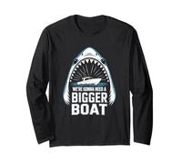 We're Gonna Need A Bigger Boat Funny Shark Meme Fisherman Manga Larga