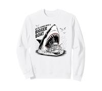 We're Gonna Need A Bigger Boat Funny Shark Meme Fisherman Sudadera