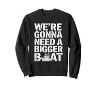 We're Gonna Need A Bigger Boat Funny Shark Meme Fisherman Sudadera