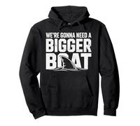 We're Gonna Need A Bigger Boat Funny Shark Meme Fisherman Sudadera con Capucha