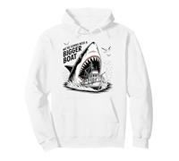 We're Gonna Need A Bigger Boat Funny Shark Meme Fisherman Sudadera con Capucha