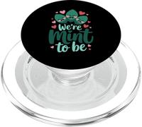 We're Mint To Be Cute Love Pun Pareja Día de San Valentín PopSockets PopGrip para MagSafe
