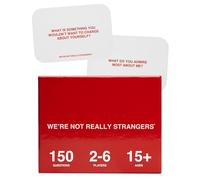 WE'RE NOT REALLY STRANGERS - Juego de cartas, 150 cartas de conversación para adultos, adolescentes, parejas y desconocidos, divertida fiesta familiar y rompehielos para noche de juegos o cita