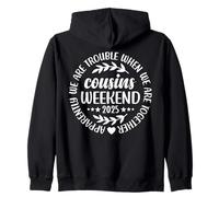 We're Trouble When We're Together Funny Cousins Weekend 2025 Sudadera con Capucha