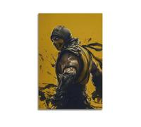 WERETUN Póster de Mortal Kombat Game 1 pintura decorativa en lienzo para pared e imagen artística moderna para decoración de dormitorio familiar, 40 x 60 cm