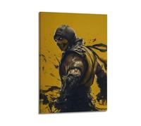 WERETUN Póster de Mortal Kombat Game 1 pintura decorativa en lienzo para pared e imagen artística moderna para decoración de dormitorio familiar, 30 x 45 cm