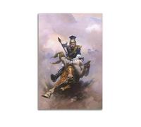 WERETUN Póster decorativo de Frank Frazetta's The Flash, lienzo para pared e impresión artística moderna, decoración de dormitorio familiar, pósteres de 20 x 30 pulgadas (50 x 75 cm)