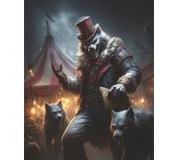 Werewolf Circus Horror Composition Notebook: A Savage College-Ruled Journal for Dark Carnival Thoughts and Full Moon Writing