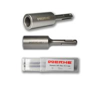WERHE® 20.2x28x100 Destornillador profesional de piquetas para la inserción de piquetas de puesta a tierra de profundidad - Destornillador de piquetas SDS Plus