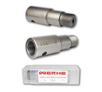 WERHE Adaptador para Barrena a M22, Para Broca de Corona, Hormigón