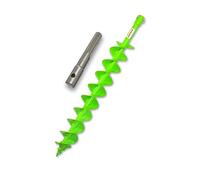 WERHE Barrena de Tierra Ø 80 mm, 80 cm, Doble Hélice, Adaptador SDS Max