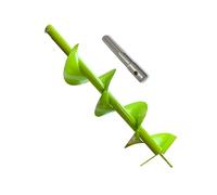 WERHE Barrena de tierra para taladradora con adaptador SDS Max ⌀200 mm, 80cm de longitud - Barrena para pozos, plantación de árboles, barrena para hoyos de tierra, barrena para pilotes