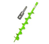 WERHE Broca de tierra 120mm con soporte SDS Plus Punta de perforación robusta Broca para pilotes