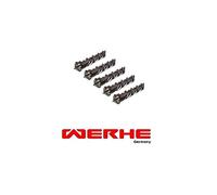 WERHE Broca para Hormigón SDS Plus 10x210 mm, 5 Piezas | punta de carburo, 4 filos, doble espiral para evacuación del polvo, para piedra natural y hormigón armado