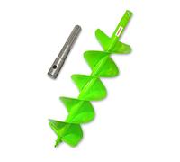 WERHE - Broca profesional para Auger de 200 mm doble eje pila bien resistente con adaptador SDS Max