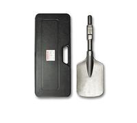 WERHE Cincel de Pala SDS Hex 30 mm, 135 x 410 mm, Para Hormigón Raíces | para martillo demoledor con SDS Hex inserción, de acero aleado, 3,6 kg, incl. maletín de plástico, ISO 9001 certificado